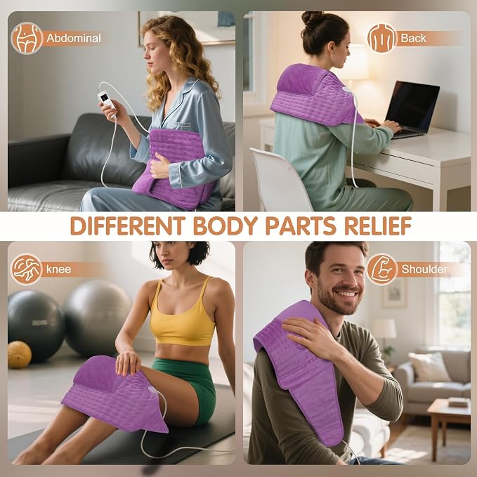 Heating Pad Back Pain Relief Electric Heating Pad - Image 4