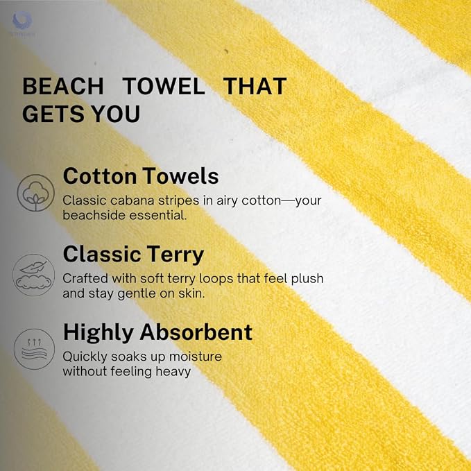 Cotton Turkish Beach Towel - Image 2