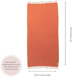 InfuseZen Stonewashed Turkish Bath & Beach Towel –100% Organic Turkish Cotton - Image 3