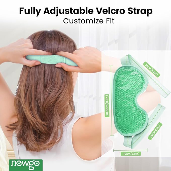 NEWGO Cooling Eye Mask for Puffy Eyes, Cold Eye Mask Eye Ice Pack for After - Image 3