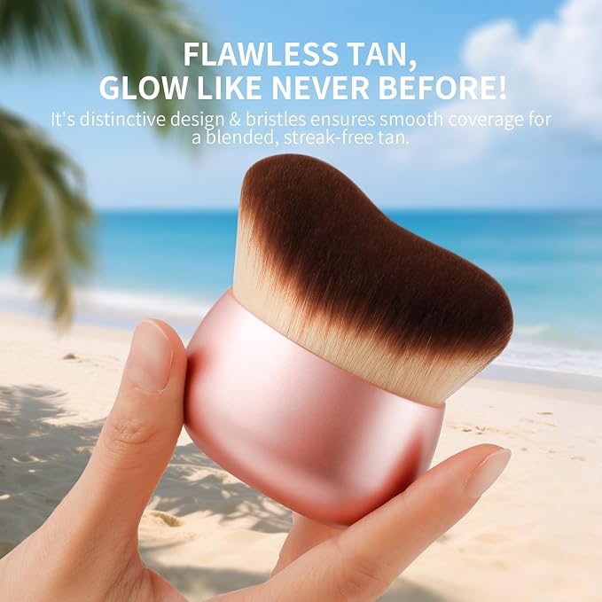 docolor Self Tanner Brush 75mm Large Body Makeup Brush Soft synthetic hair - Image 7