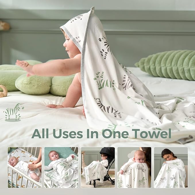 Momcozy Best Wishes Baby Towel - Image 8