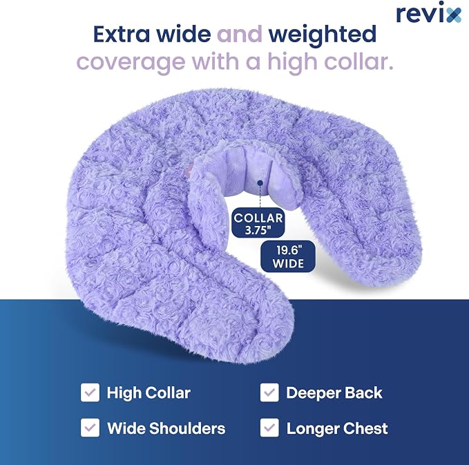 REVIX Microwave Heating Pad for Neck and Shoulders Back, Microwavable Heated - Image 4