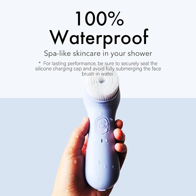 NågraCoola Electric Facial Cleansing Brush – Rechargeable Waterproof Face - Image 5