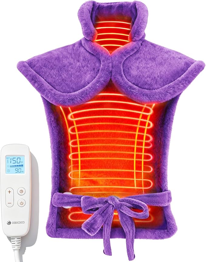 CooCoCo Back Heating Pads for Women Grandma, FSA Eligible Heat Pad for Back by CooCoCo