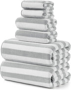 REDKISS Ultra Soft Bath Towel Sets 6-Piece 35"x70" | 100% Microfiber, Highly by REDKISSOnline