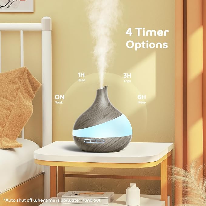 HJTHJT 500ML Essential Oil Diffuser: Aroma Diffuser - Image 4