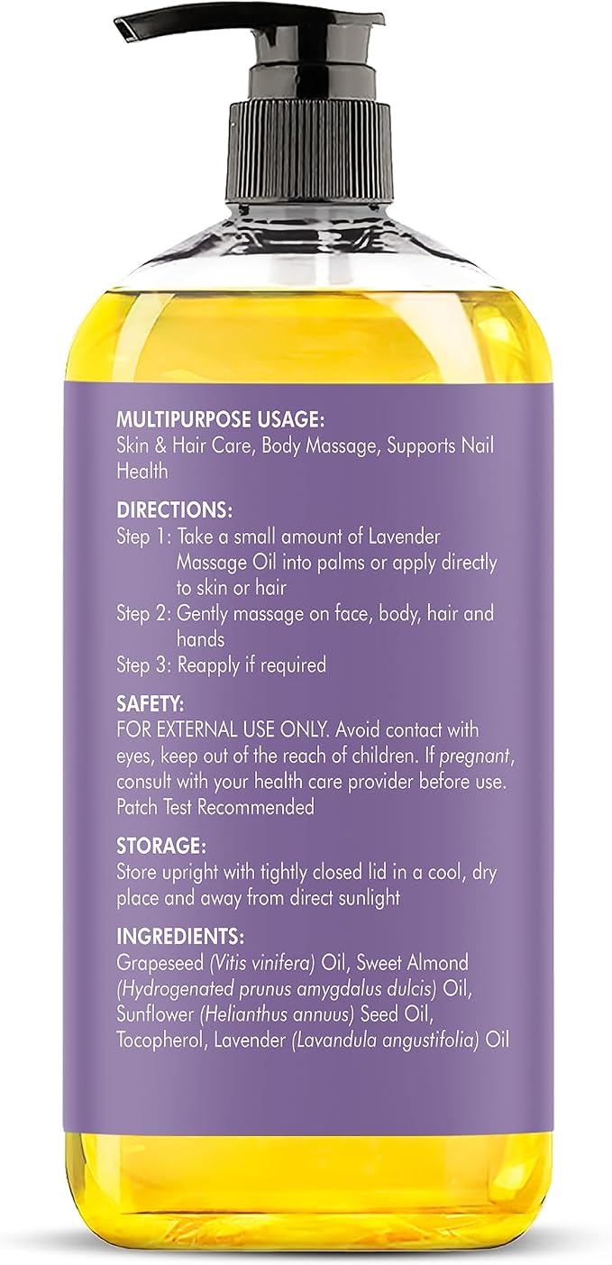 MAJESTIC PURE Lavender Massage Oil - Image 7