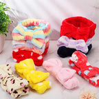 WILLBOND 24 Pieces Spa Headband Bulk Skincare Headbands Face Wash Makeup - Image 7