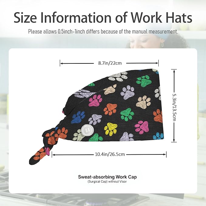 2 Pcs Working Cap with Sweatband - Image 4