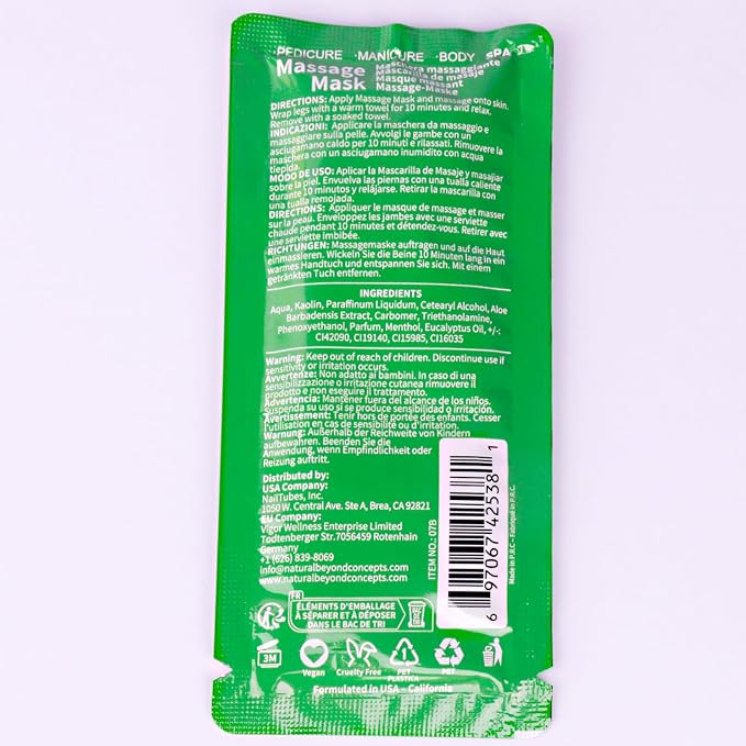 Pedicure Kit Foot Soak Set: Bubble Salt, Sugar Scrub, Massage Mask, Massage - Image 8