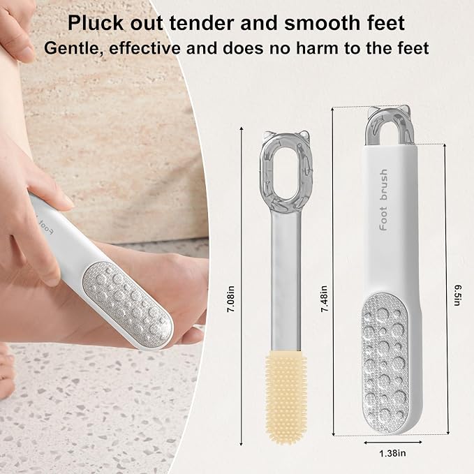 Double-Sided Stainless Steel Foot File, Foot Callus Remover & Foot Scrubber - Image 3
