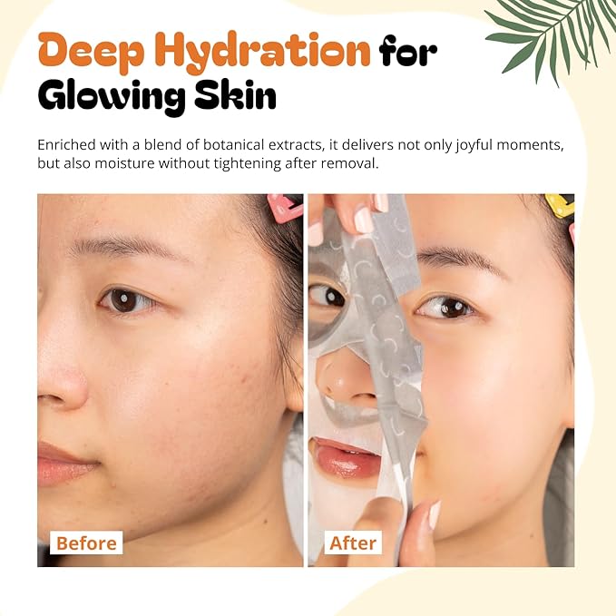 Epielle Character Face Mask Mystical Safari 6 Pack, Fun & Effective Korean Skin - Image 5