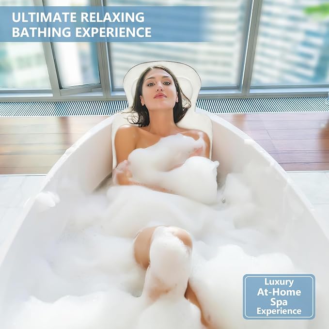 Full Body Bath Pillow, Luxury Bath Cushion - Image 3
