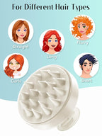HEETA Scalp Massager Hair Growth, Soft Silicone Scalp Scrubber Shampoo Brush - Image 6