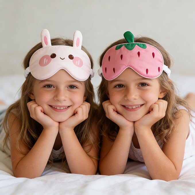 Orose Kids Silk Sleep Mask Cute Adjustable Original Design - Image 3