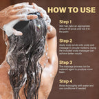 Scalp Scrub, Batana Oil Scalp Exfoliator 2-in-1 Clarifying Shampoo - Image 9