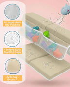 Comfortable Baby Bath Kneeler and Elbow Rest Pad Set – Thick Memory Foam Bath - Image 4
