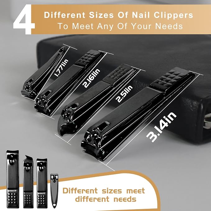 Manicure Set 30 in 1 Nail Clipper Set, Fingernail & Toenail Clippers, Manicure - Image 4