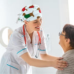 Ethnic Aztec Pattern Adjustable Scrub Cap Hat - Image 6