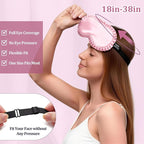 Silk Sleep Mask for Women, 100% Mulberry Silk Eye Mask, All-Silk Filled - Image 4