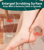 Glass Foot File Callus Remover for Feet, Flamingo Gifts for Women, Feet - Image 4