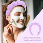 3 Pack Spa Headbands for Washing Face, Skincare Headbands Makeup Headband - Image 3