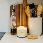 Calyan Wax Co. Lemon & Sage 3 Wick Scented Candle - Image 6
