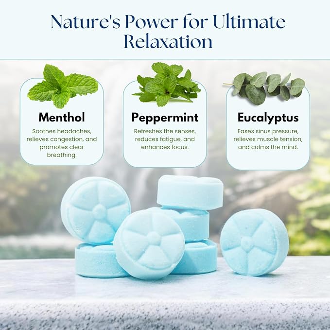 TLG Soothe Shower Steamers Aromatherapy 7 Pack – USA Made - Image 3