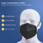BLScode KN95 Face Mask 60 Pack, Individually Wrapped 5-Layer face Masks - Image 7