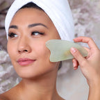 Daily Concepts Gua Sha Jade Facial Tool, Renews Skin By Increasing Blood Flow - Image 5