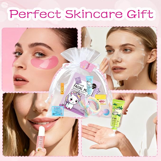 72PCS Spa Party Supplies for Women, Spa Party Favors Include Face Masks - Image 5