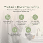 Springtree Home Luxury Bamboo Rayon Bath Towel Set of 4 | 35% Bamboo Rayon - Image 9