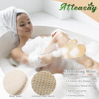 Exfoliating Natural Loofah Sponge Back Scrubber - Image 7