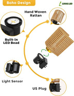 L LOHAS LED Night Lights Plug into Wall, Plug in Night Light, Bohemian - Image 4