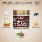 Dead Sea Collection Coffee Scented Salt Body Scrub - Image 5