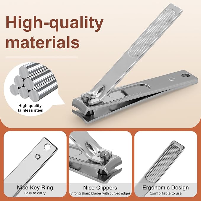 Premium Stainless Steel Nail Clippers Set - Image 5