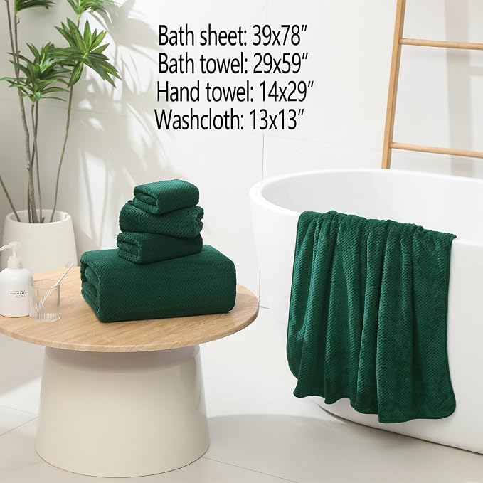 YTYC Towels, 29x59 Inches Extra Large Bath Towels - Image 2