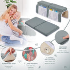 Baby Bath Kneeler and Elbow Rest Pad Set, Bath Kneeling Pad Thick Soft Quick - Image 3