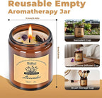 WEMEET 2 Pack Scented Candles Gift Set, Lavender Candles - Image 4