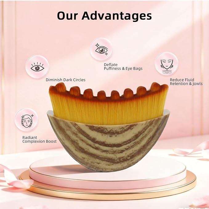 2026 Upgrade Lymphatic Face Brush, 2-in-1 Manual Massager - Image 7