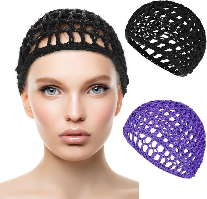 WLLHYF Wig Cap Thick Long Hair Caps Adjustable Net Mesh Braided Weaving Making by WLLHYF