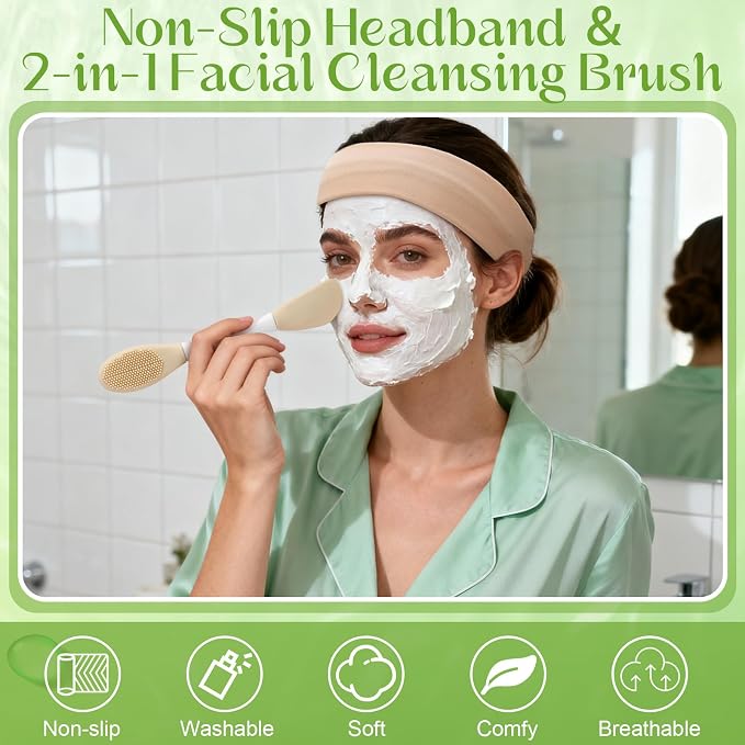 6Pcs Jade Roller for Face, Gua Sha Facial Tools for Women Natural Face Roller - Image 5