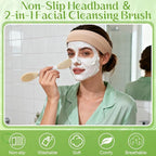 6Pcs Jade Roller for Face, Gua Sha Facial Tools for Women Natural Face Roller - Image 5
