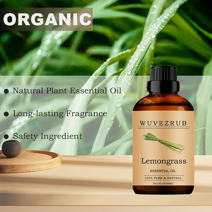 Lemongrass Essential Oil - 60ML Pure and Natural - Image 4