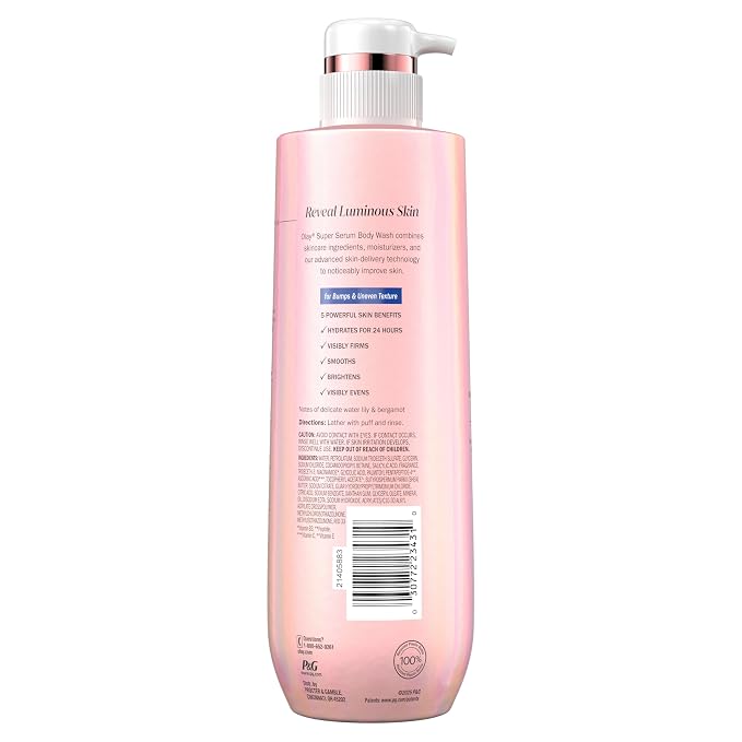 Olay Super Serum Body Wash for Rough & Bumpy Skin, Hydrating & Renewing Serum - Image 12