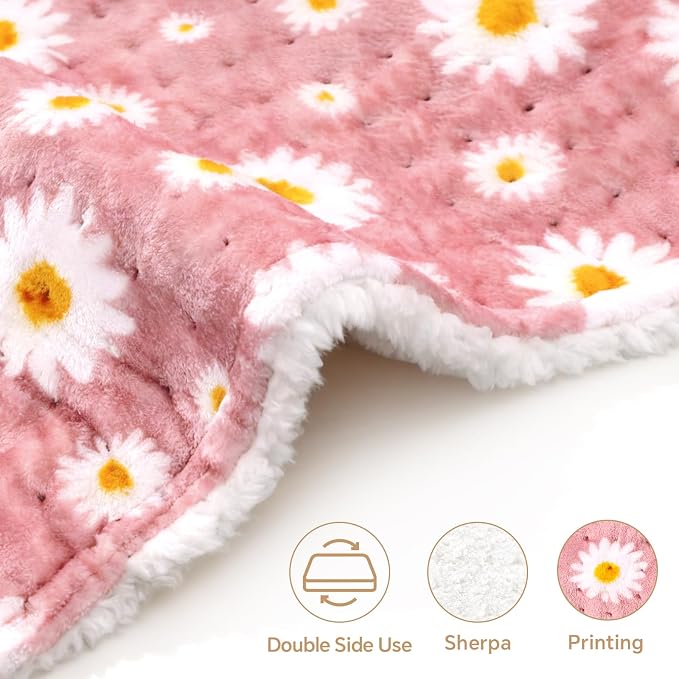 Daisy Heating Pad for Back Period Cramps Neck Shoulder Pain Relief, Portable - Image 2