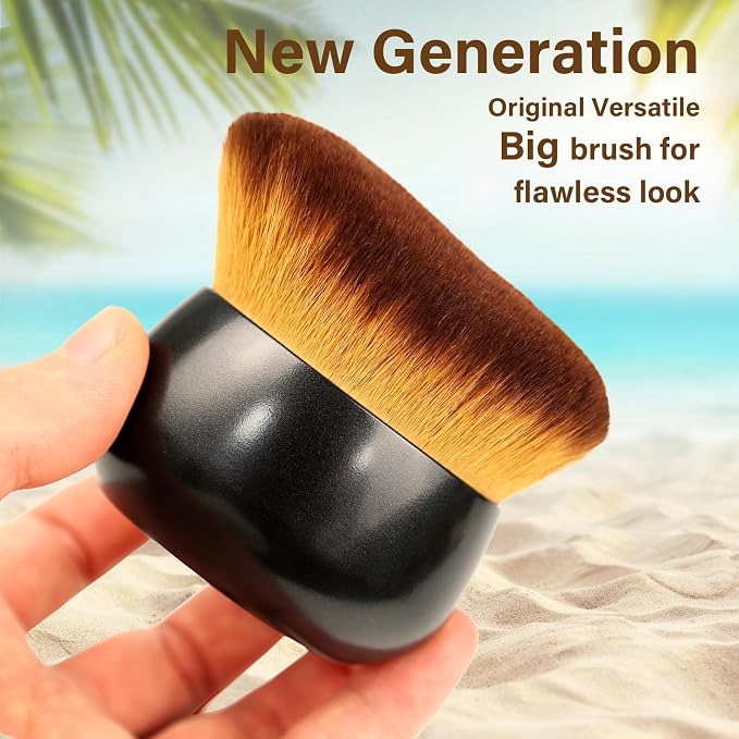 Extra Large Body Makeup Brush For Self Tanner, Leg Makeup &Bronzer Blend - Image 2