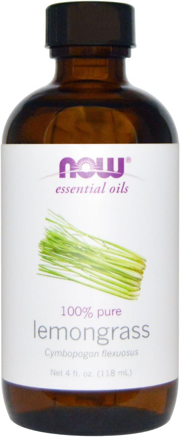 Now Foods Essential Oils, Lemongrass Oil 4 Ounces by NOW
