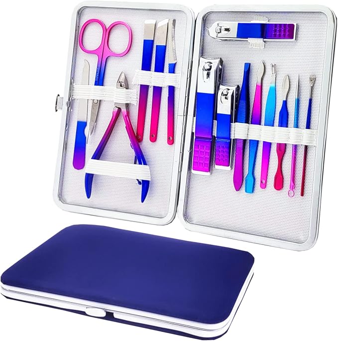 Manicure Set, Professional Nail Clippers Kit, Pedicure Care Tools, Professional by SHICEN